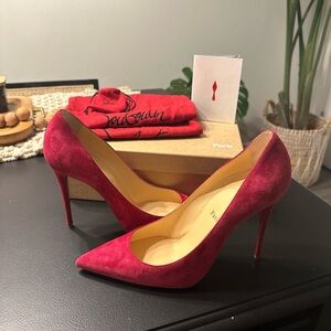 Christian Louboutin Kate 100 Veau Velours Size 41